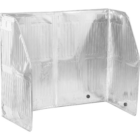 Ccykxa Aluminium-spritzschutz Für Die Küche, 120 X 50 Cm, Wandmontage, Ölspritzschutz, Küchenzubehör, Antihaftbeschichtung, Leicht Zu Reinigen