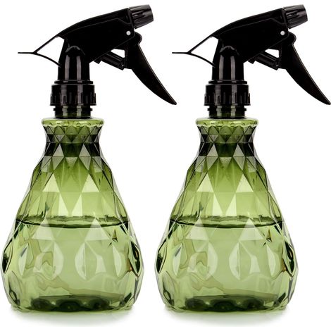 Ccykxa2 Stück 500 Ml Leere, Wiederbefüllbare Sprühflaschen, Leere Plastikwasserflaschen, Sprühflasche, Pflanzensprühflasche (grün)