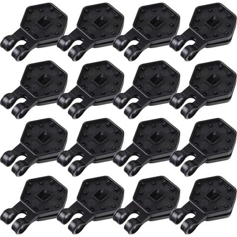Ccykxa Packung Mit 50 Befestigungsclips Für Sonnenschutznetze – Robuste Schlaufen – Für Gewächshäuser, Gärten Und Agrarfolien