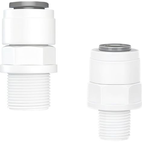 Ccykxa2 Stück Gerades Rohr 1/4" Außengewinde Auf 1/4" Verbinder + Gerades Fitting Für Wasserleitung