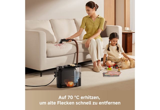 Dreame - N20 Steam Tragbarer Fleckenreiniger Für Teppiche, 100 °c Heißer Dampf, 17 Kpa Saugkraft, 70 ℃ Heißwäsche