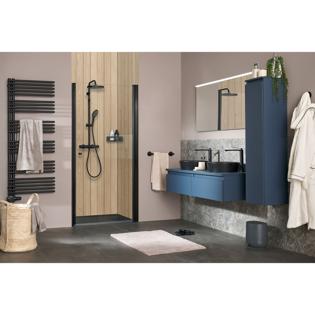 Schöner Wohnen Duschrückwand Seidenweich 100 cm x 255 cm Eiche