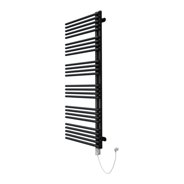 Schöner Wohnen Design-Heizkörper Celia mit Heizstab 3 Rechts 151 x 60 cm Schwarz