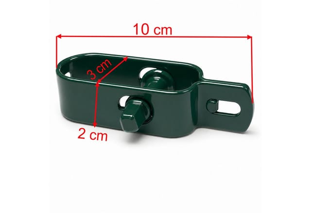 TRUTZHOLM 10x Drahtspanner 100mm Maschendrahtspanner Grün