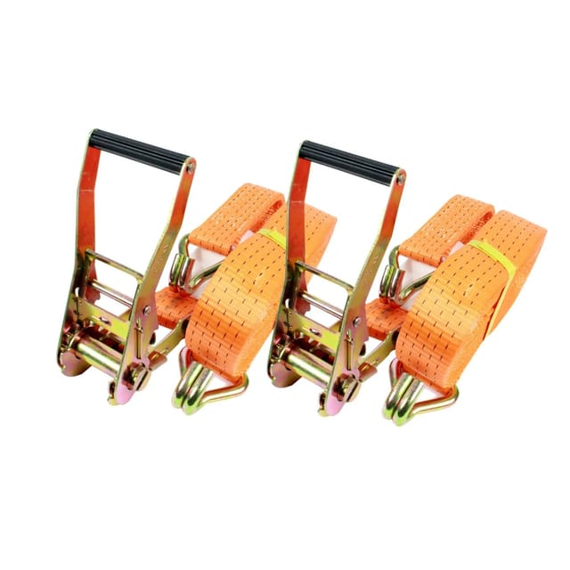 TRUTZHOLM 2x Spanngurte Mit Ratsche 2 Teilig 6m 5t 5000kg TÜV/GS