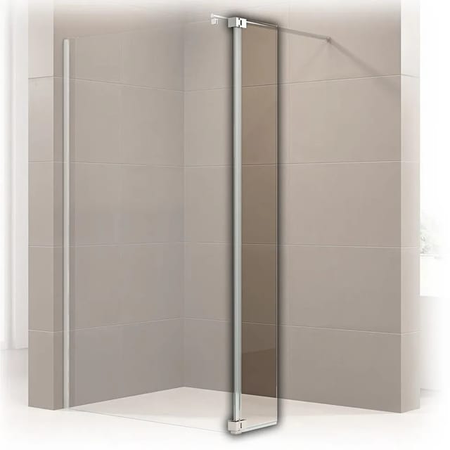 Bernstein Seitenelement Spritzschutz Echtglas NT106 Graues Glas