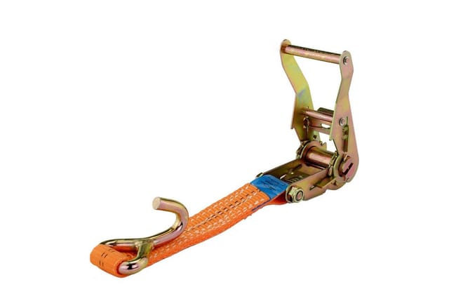 TRUTZHOLM 4x Spanngurte Autotransport Radsicherung Trailer Anhänger Orange