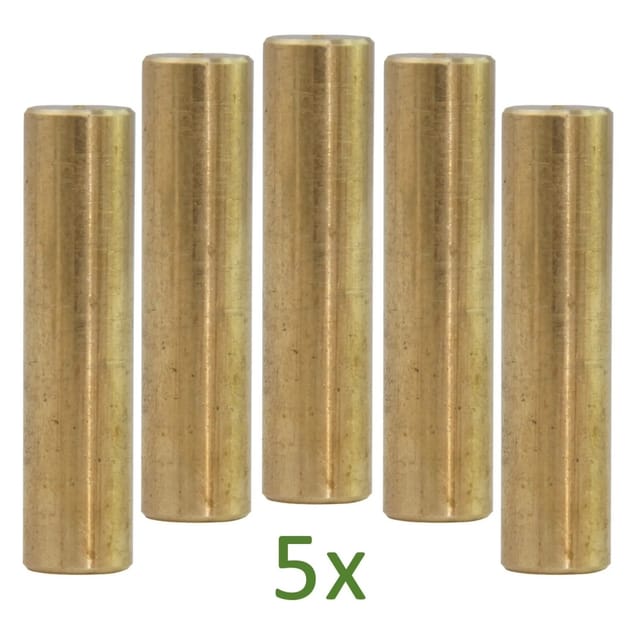 TRUTZHOLM 5er Set Scherstift für Seilzug 1,6t & 3,2t Messing Ø7 mm Ersatzstifte stabil,anglebig