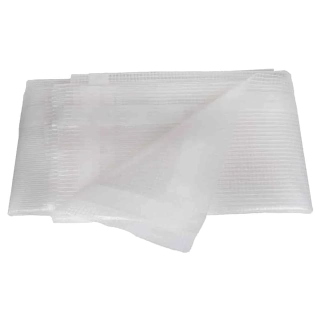 Boni-Shop Abdeckplane Gitterfolie Transparent 5x6 30m ReißFest Wasserdicht