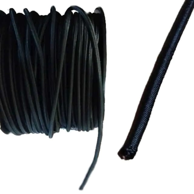Boni-Shop Expanderseil 10 Mm Schwarz 20 Meter Gummiseil FüR Abdeckplane