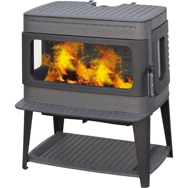 Plamen Gusskaminofen Authentic 50 mit Herdplatte und 12kW