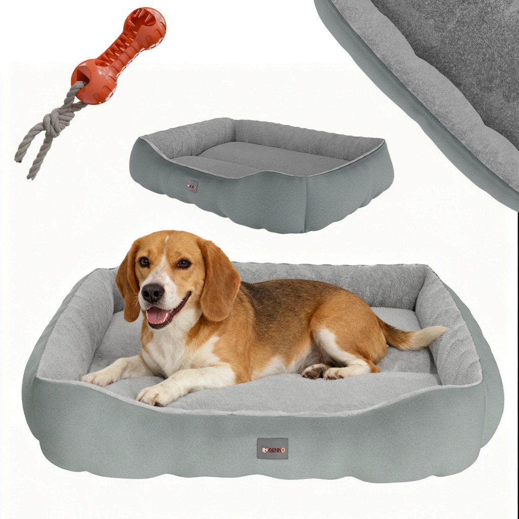 Benno Hundebett Sammy 80x65x17 Cm Grau