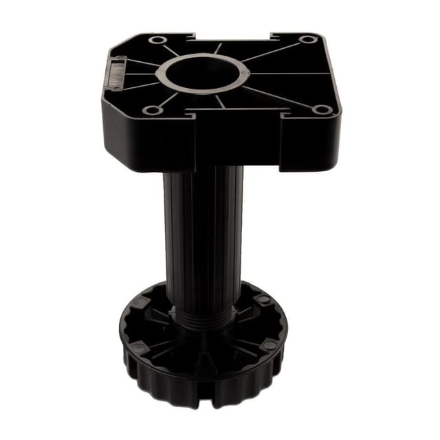 SOTECH 4er Set Möbelfüße Schwarz mit Sockelhöhe 150 mm