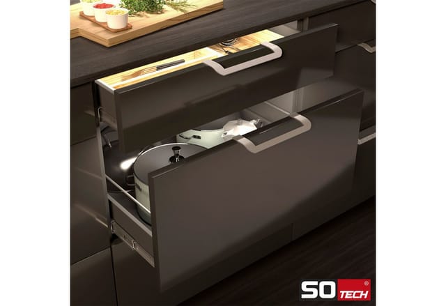 SOTECH Möbelgriff LYS BA 160 mm Chrom Matt