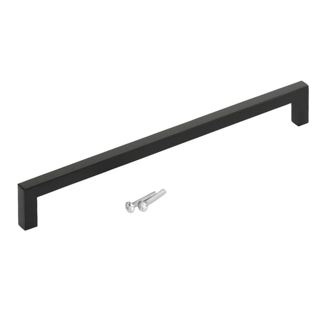SOTECH Stangengriff E8 BA 224 mm Echt Edelstahl SS201 Schwarz