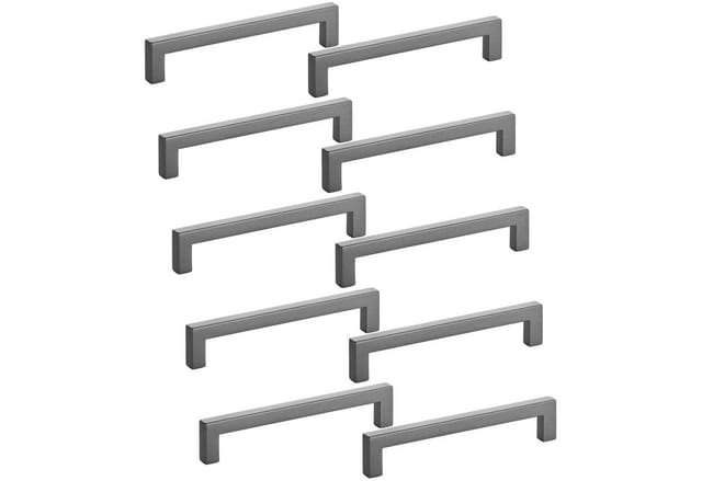 SOTECH 10x Möbelgriff SquareLine BA 128 mm Titanoptik