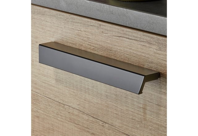SOTECH 10x Möbelgriff Blackline XVII BA 320 mm Schwarz Matt