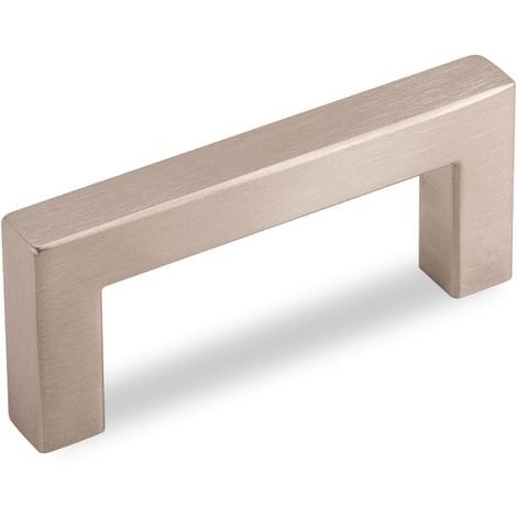 SOTECH Stangengriff E8 BA 64 mm Echt Edelstahl SS201 Gebürstet