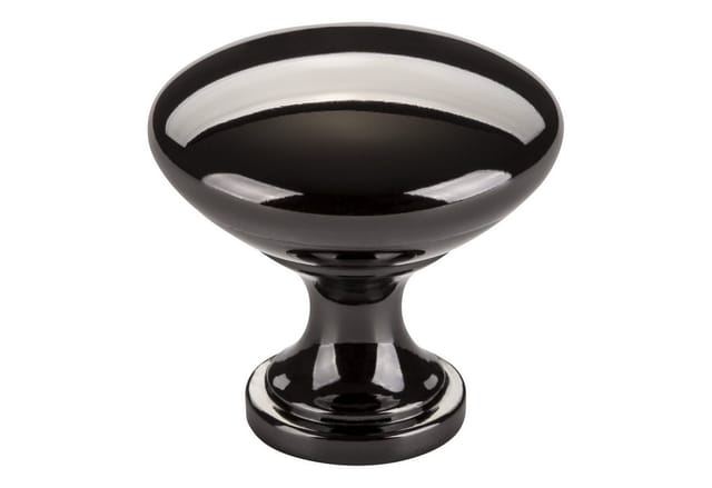 SOTECH Möbelknopf SASCHA Ø30 mm Schwarz Verchromt
