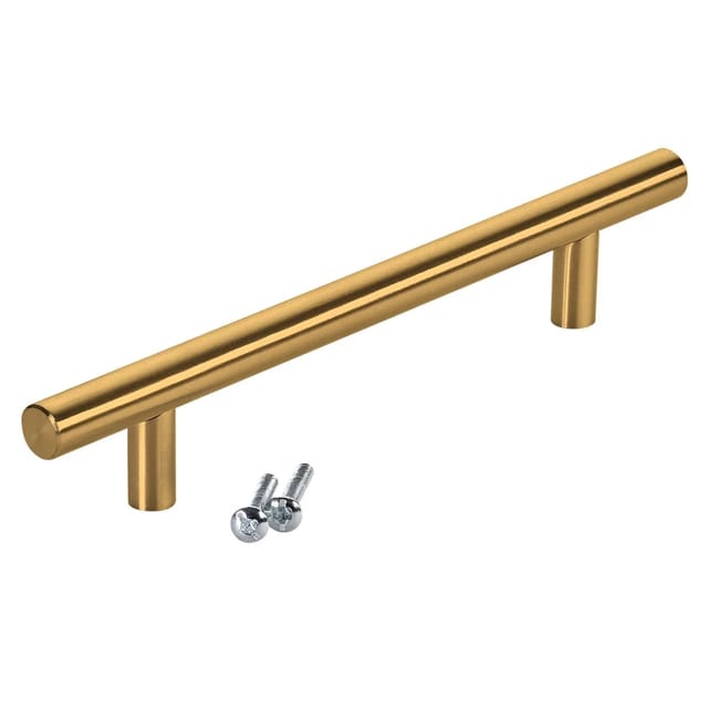SOTECH Stangengriff G17 BA 128 mm Ø12 mm Edelstahl Goldfarbig Galvanisiert