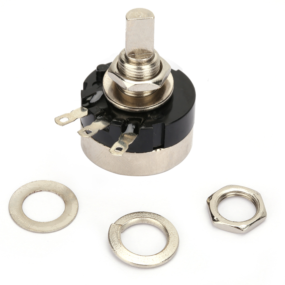 Rv24yn20f, Drehpotentiometer Mit Einem Drehkreis, 2 W Leistung, 5 Kω, Widerstandstoleranz ± 5 % Leichtes Kohlefilm-potentiometer, Einfache Installation.