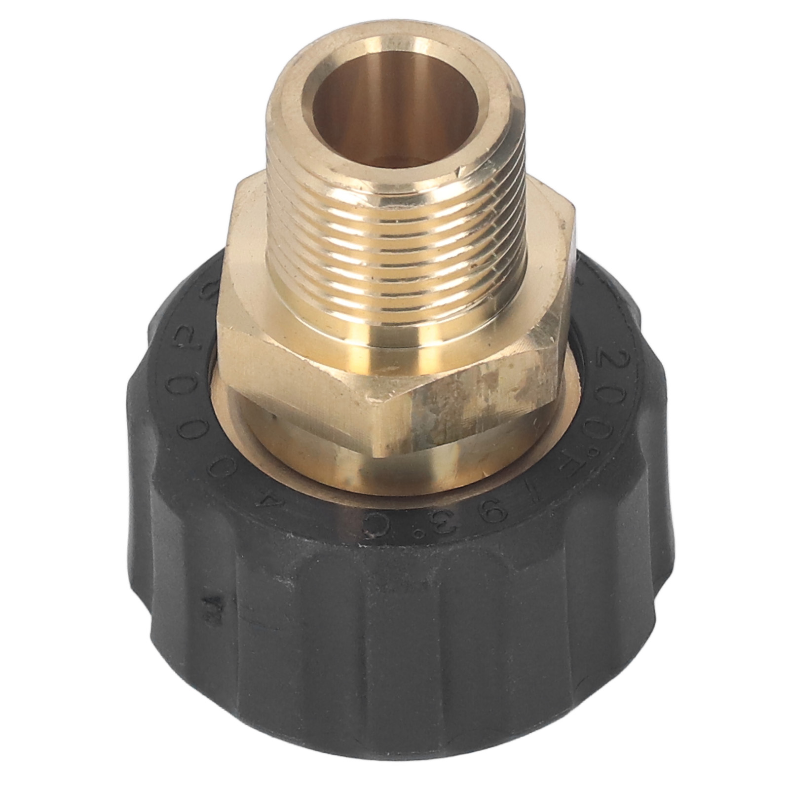 Hochdruckreiniger-adapter, 5000psi Pistolen-schlauchverbinder, Ersatzteile, Zubehör G3/8 Außengewinde Auf M22 14mm Innengewinde.