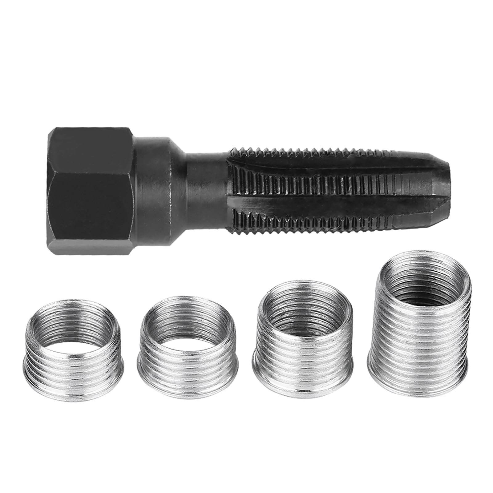 Zündkerzen-reparaturgewindebohrer 14 Mm – Kohlenstoffstahl, 5 Stück