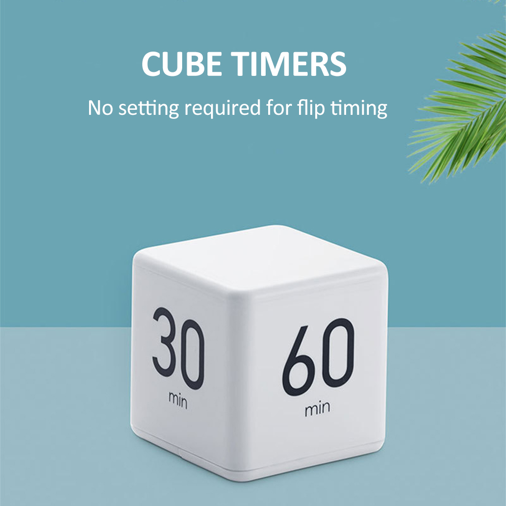 Cubic Timers Zeitmanagement Und Countdown-einstellungen Mit Schwerkraftsensor 2,6 Zoll Kippschalter Kinder 15-20-30-60 Minuten Zum Lernen, Kochen Und Lesen Üben.