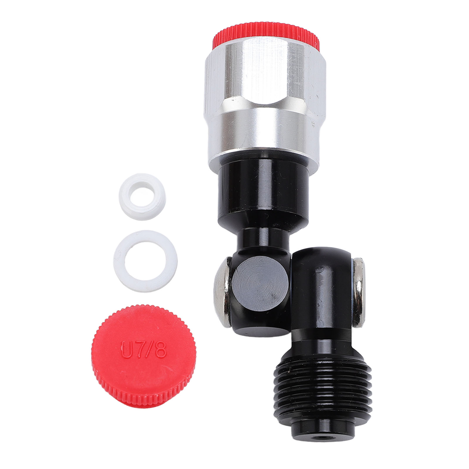 Airless-farbspritzpistole, Drehgelenk, Schwarze Farbe, 360°-drehwinkel, Rotationsspritzgerät Aus Aluminiumlegierung.