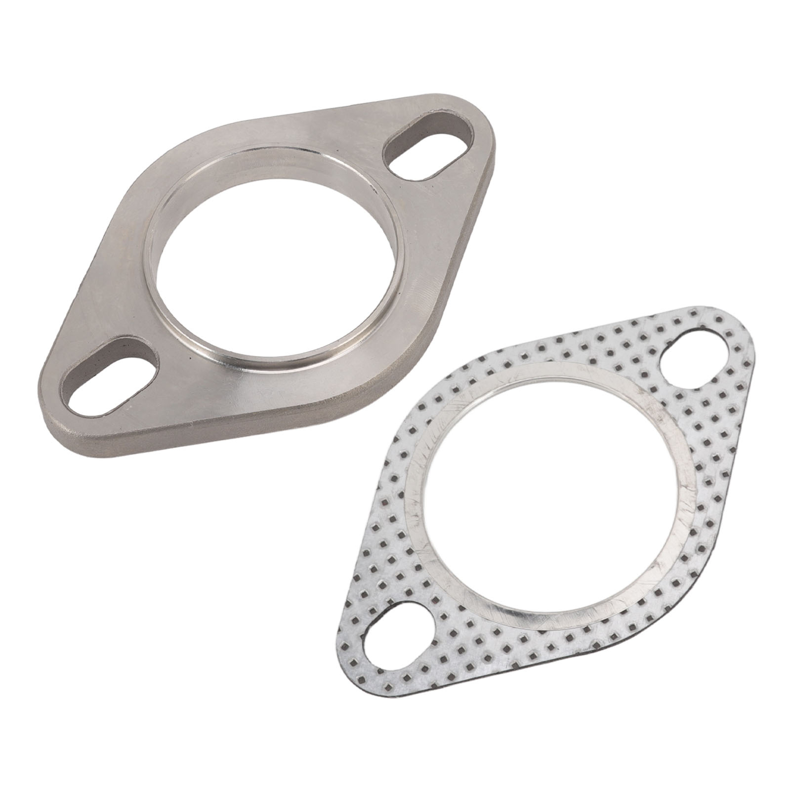 2"-edelstahl-auspuffflansch-kit – 2 Schrauben Für Catback-anlage