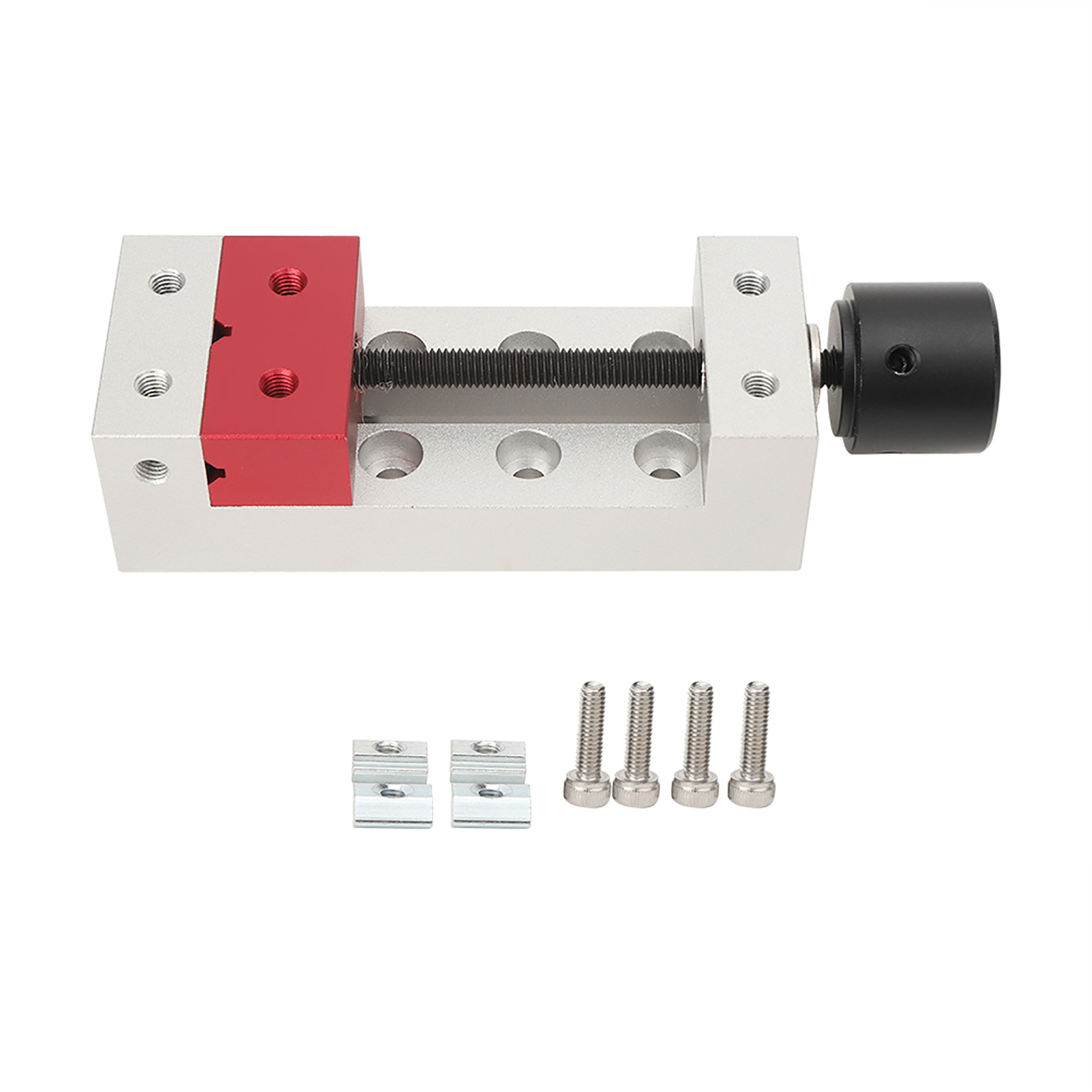Mini-flachzwinge Aus Aluminium, 50 Mm – Tisch-/bohrschraubstock, Spannwerkzeug