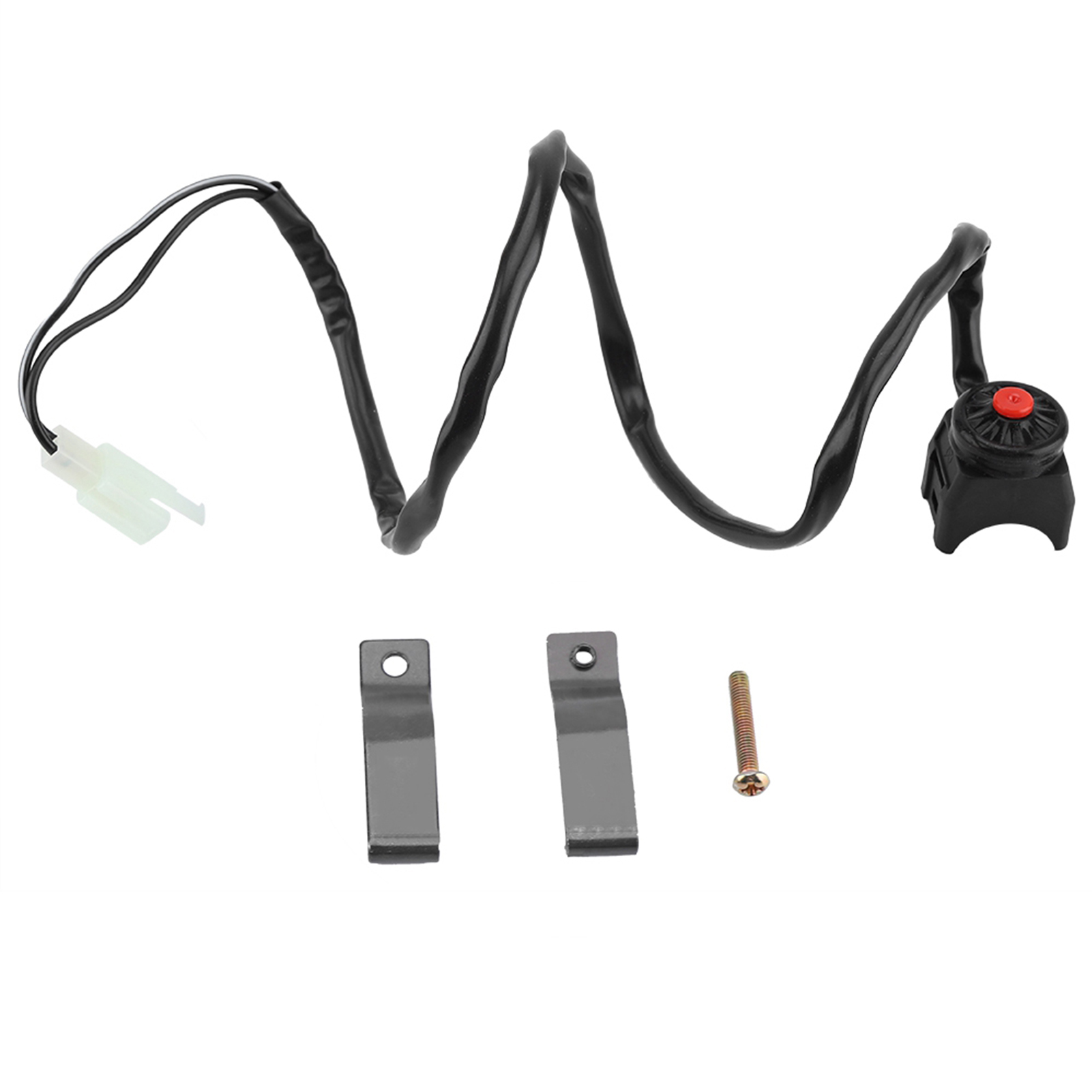 Schwarzer Hupenschalter Am Lenker – Robuster Motorrad-not-aus-schalter