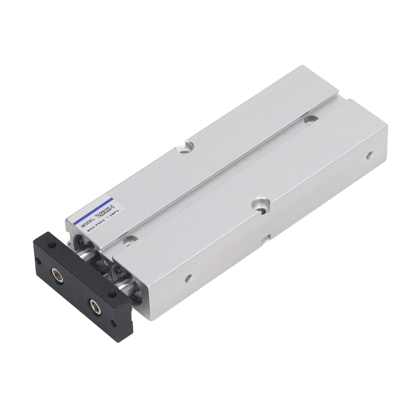 Doppelkolbenzylinder Aus Aluminiumlegierung, 20 Mm Durchmesser, 100 Mm, Verbundzylinder, Pneumatisch.