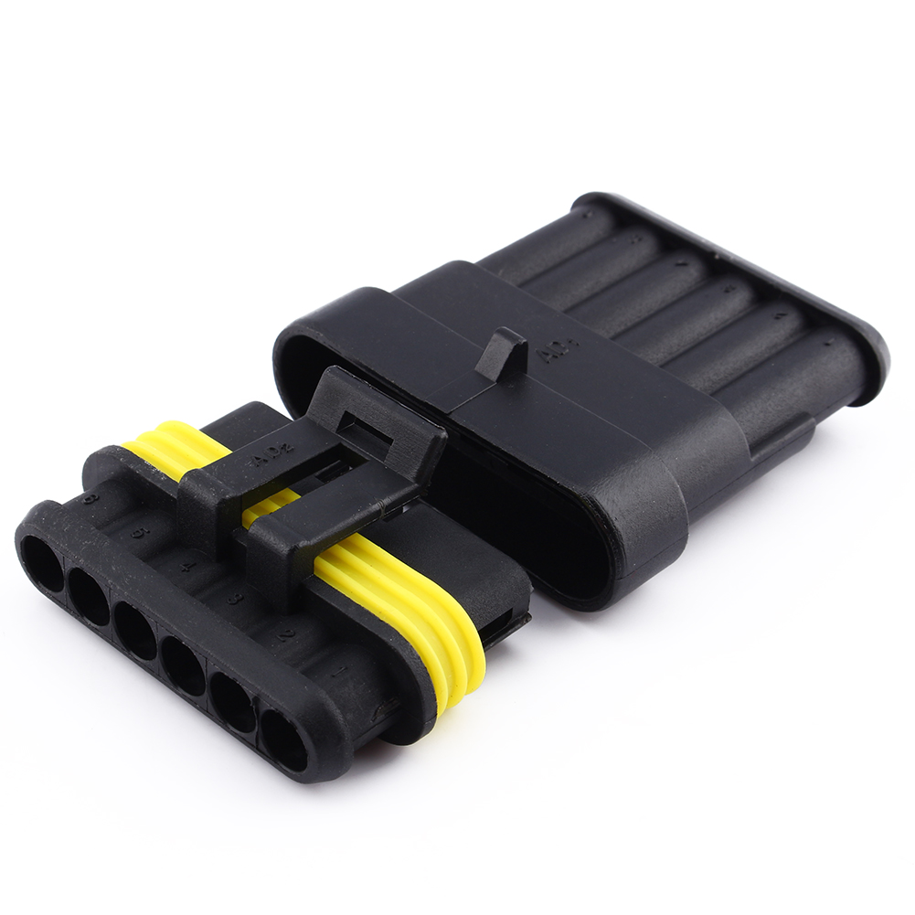 Wasserdichter 1- Bis 6-poliger Stecker – Elektrokabel Für Auto/lkw
