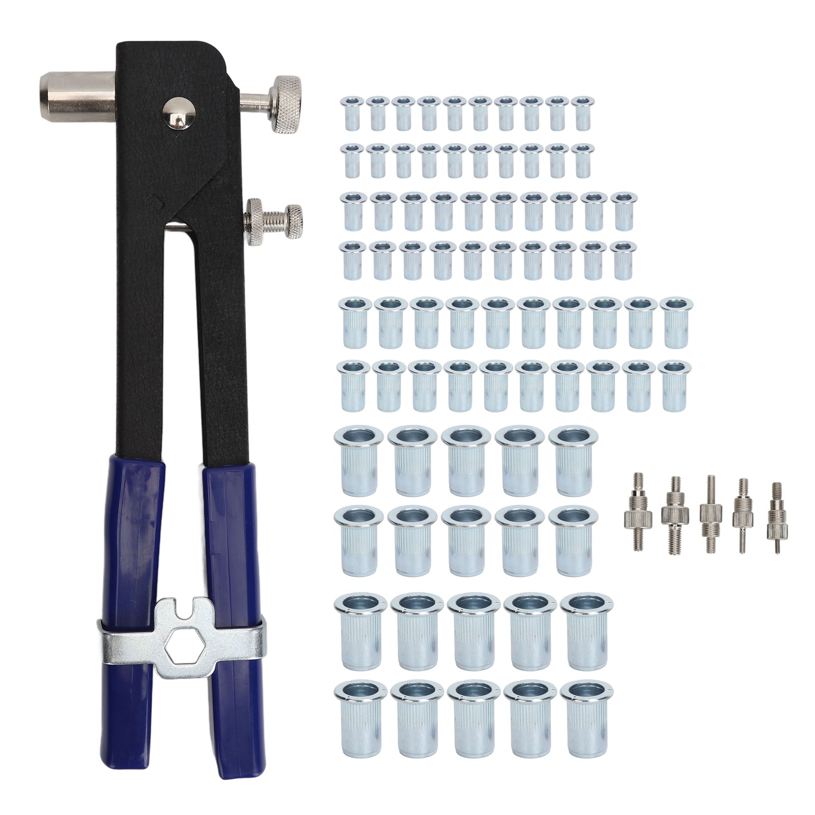 Nietpistole Und Mutternwerkzeug-set, Nietset, Sortiment Aus Legiertem Stahl Für Heimwerker Mit Box, 86-teilig.