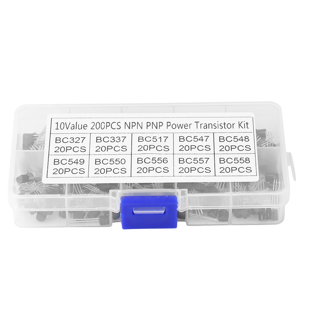 200-teiliger Npn/pnp-transistorbausatz – To-92 Bc327-bc558 Für Elektronikprojekte
