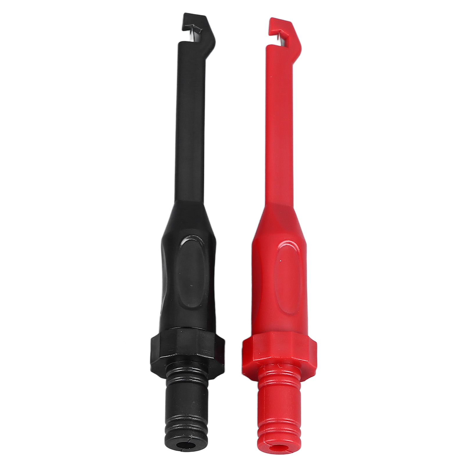 Prüfhakenklemme, Bananenstecker, 4-mm-sonde, Multimeterzubehör, Schwarz-rot Für Messprüfungen, 2 Stück.