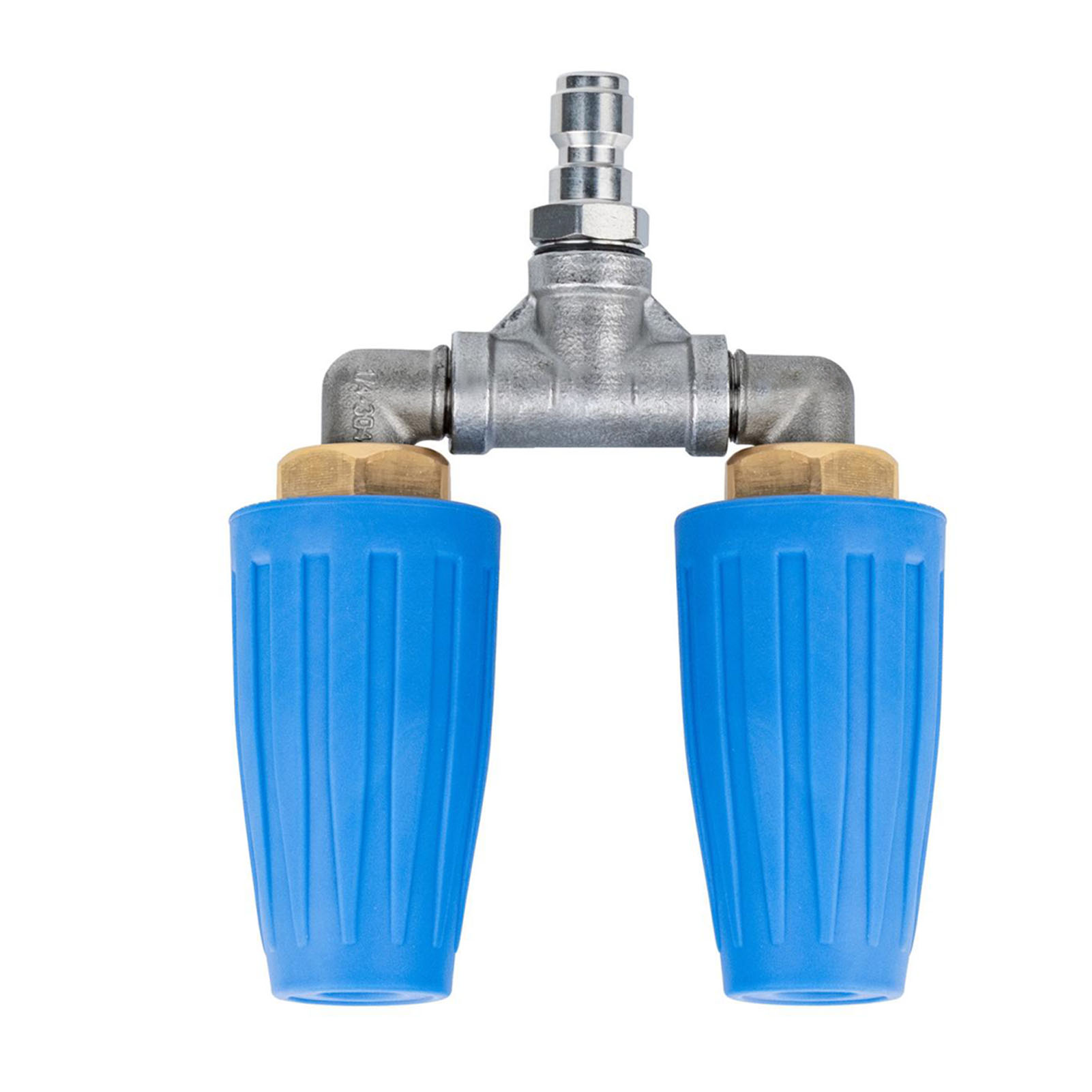 Hochdruckreiniger Mit Doppelturbodüse, 2-mm-loch, 4-6 Gpm, 4000 Psi Rotierender Düse Mit 1/4-zoll-schnellanschluss.