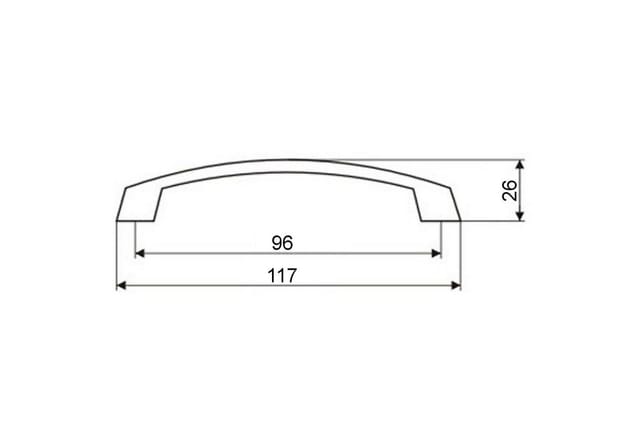 SOTECH Bügelgriff THEA BA 96 mm Edelstahloptik