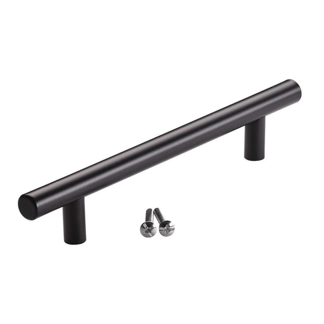 SOTECH Stangengriff G17 BA 128 mm Ø12 mm Edelstahl Schwarz