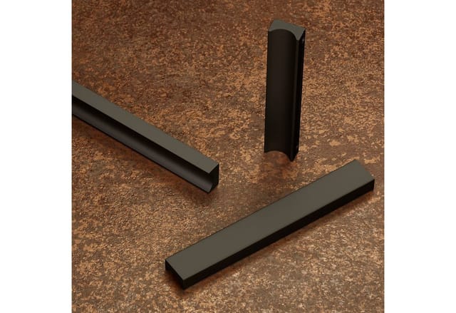 SOTECH Griffleiste GÖTEBORG BA 96 mm Schwarz Eloxiert