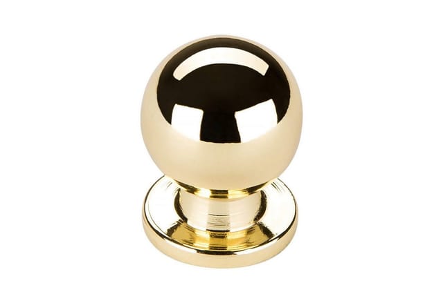 SOTECH Möbelknopf K-01 Ø18 mm Messingoptik