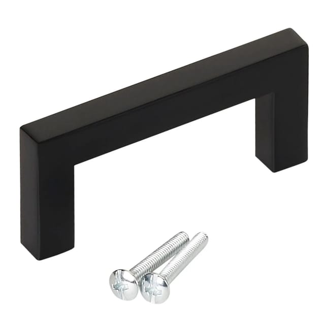 SOTECH Stangengriff E8 BA 64 mm Echt Edelstahl SS201 Schwarz