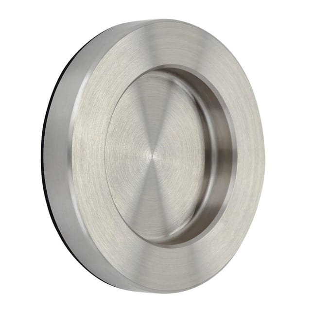 SOTECH Schiebetürgriff NALA Ø70 mm Edelstahl Gebürstet für Glastüren Selbstklebend 3M VHB