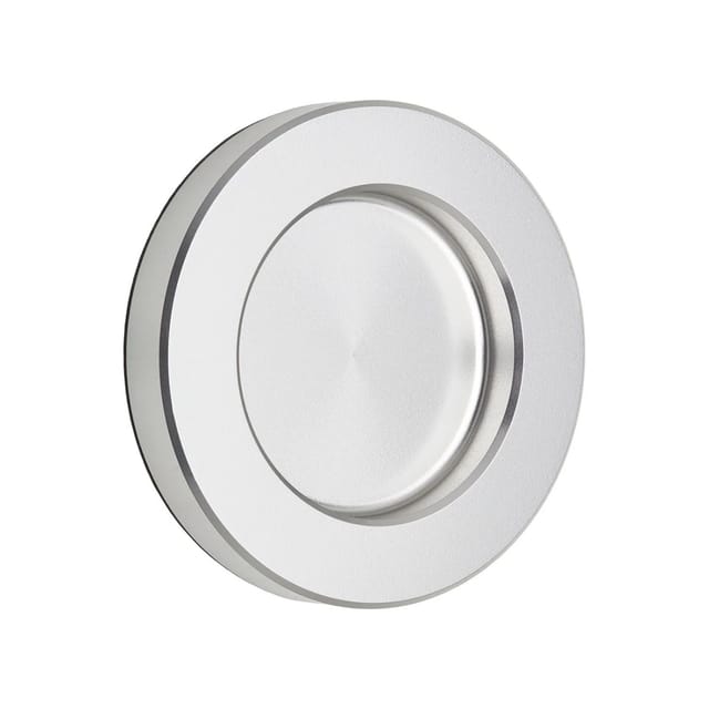 SOTECH Schiebetürgriff TEYO Ø70 x 10 mm Edelstahloptik für Glastüren Selbstklebend 3M VHB