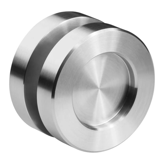 SOTECH 1 Paar Schiebetürgriff KAJA Ø50 mm Edelstahl Gebürstet für Glastüren