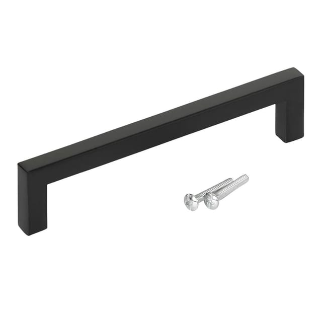 SOTECH Stangengriff E8 BA 128 mm Echt Edelstahl SS201 Schwarz