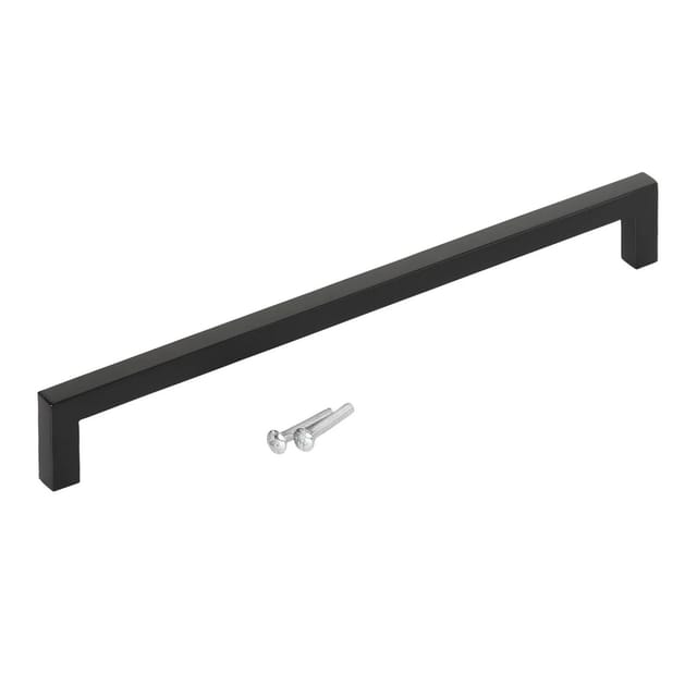 SOTECH Stangengriff E8 BA 320 mm Echt Edelstahl SS201 Schwarz