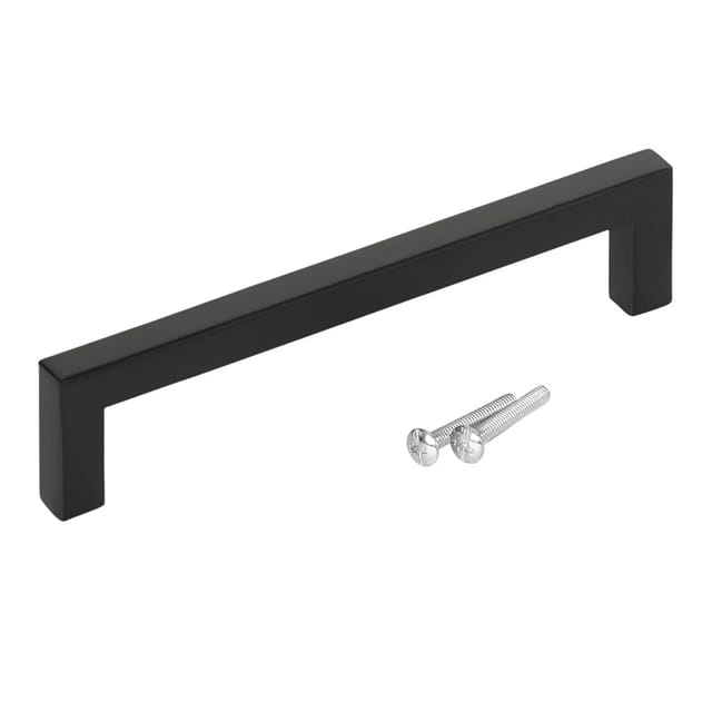 SOTECH Stangengriff E8 BA 192 mm Echt Edelstahl SS201 Schwarz