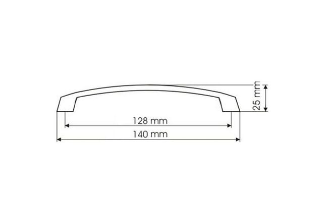 SOTECH Bügelgriff UN17 BA 128 mm Messingoptik